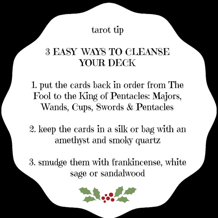 tarot deck tips tip cards ways absolute beginner cleanse card decks cleansing different flowing freely sure energy making easy