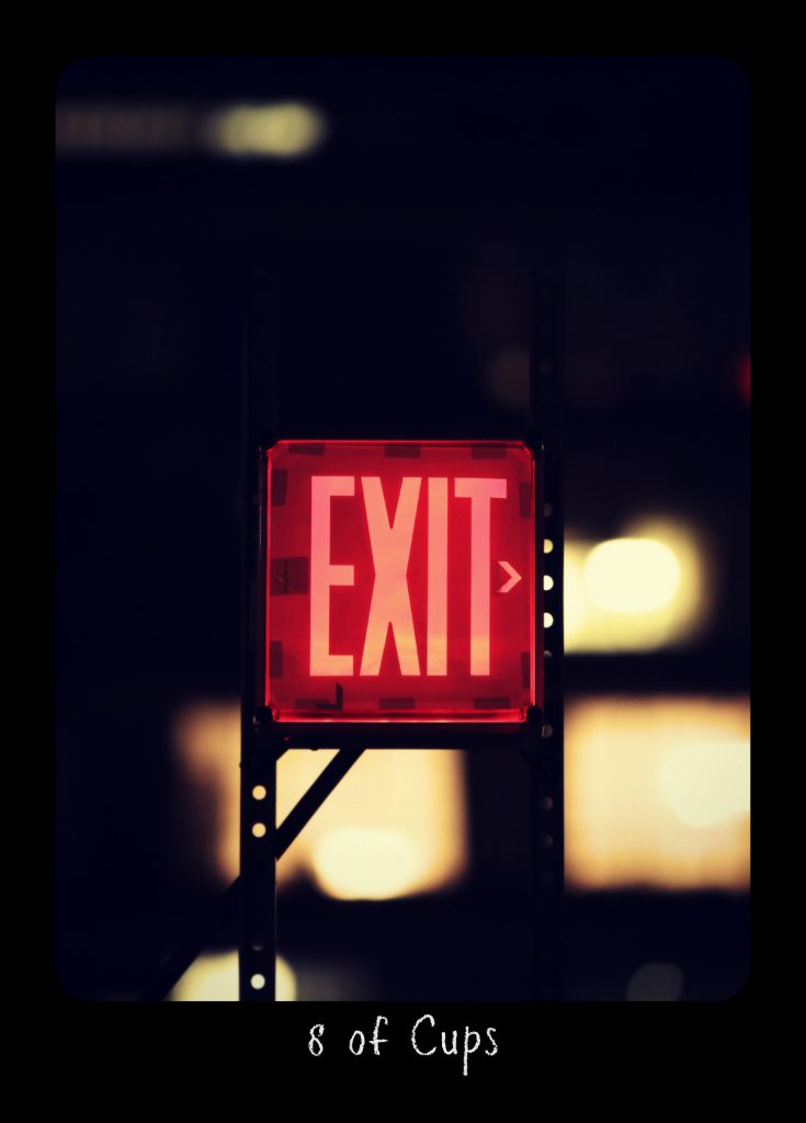 8 of Cups Card Meanings