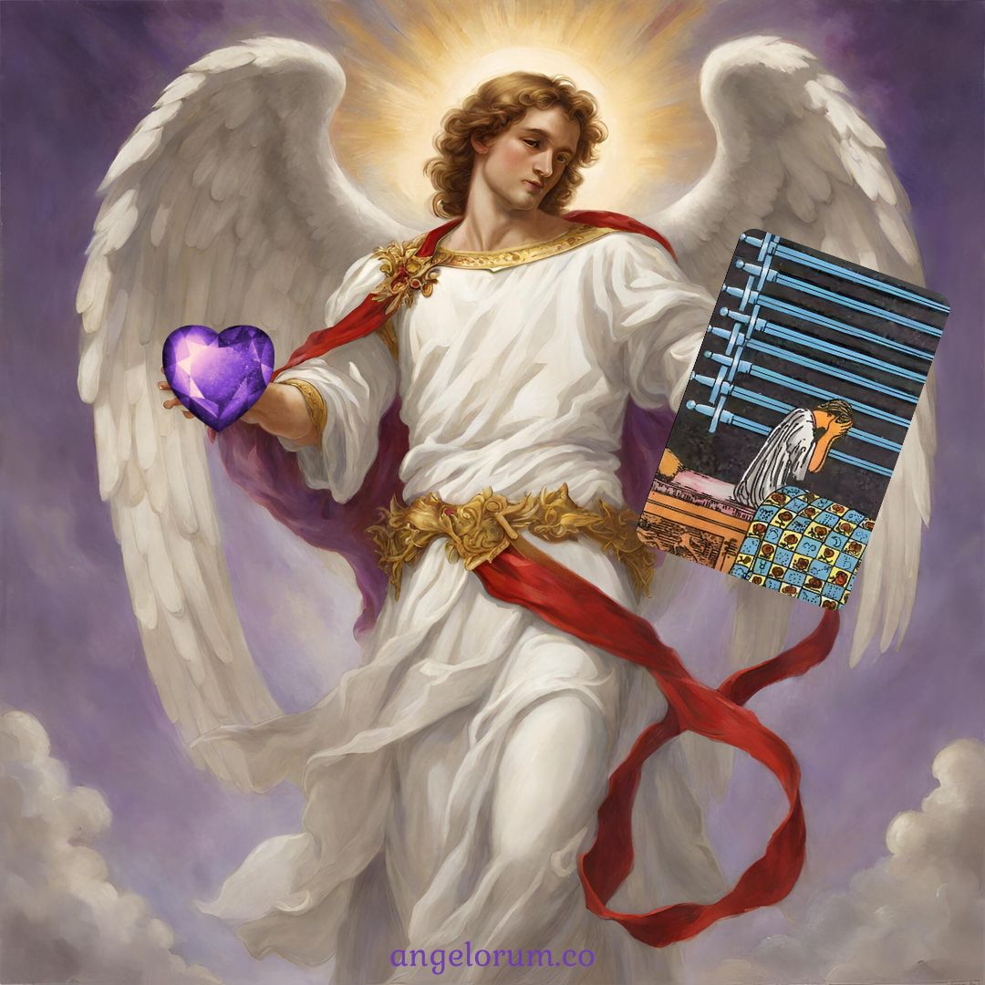 15. Hariel Angel of Purification and the 9 of Swords ⋆ Angelorum Tarot