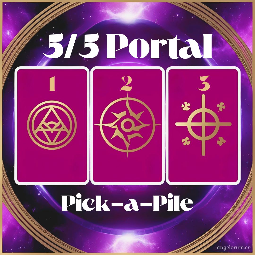 5/5 Portal Pick-a-Pile | Secrets of Angel Numbers 55, 555 & 5555 ⋆ ...